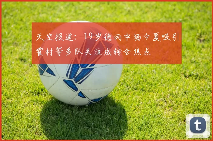 天空报道：19岁德丙中场今夏吸引霍村等多队关注成转会焦点